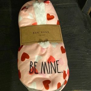 Rae Dunn BE MINE Slippers
